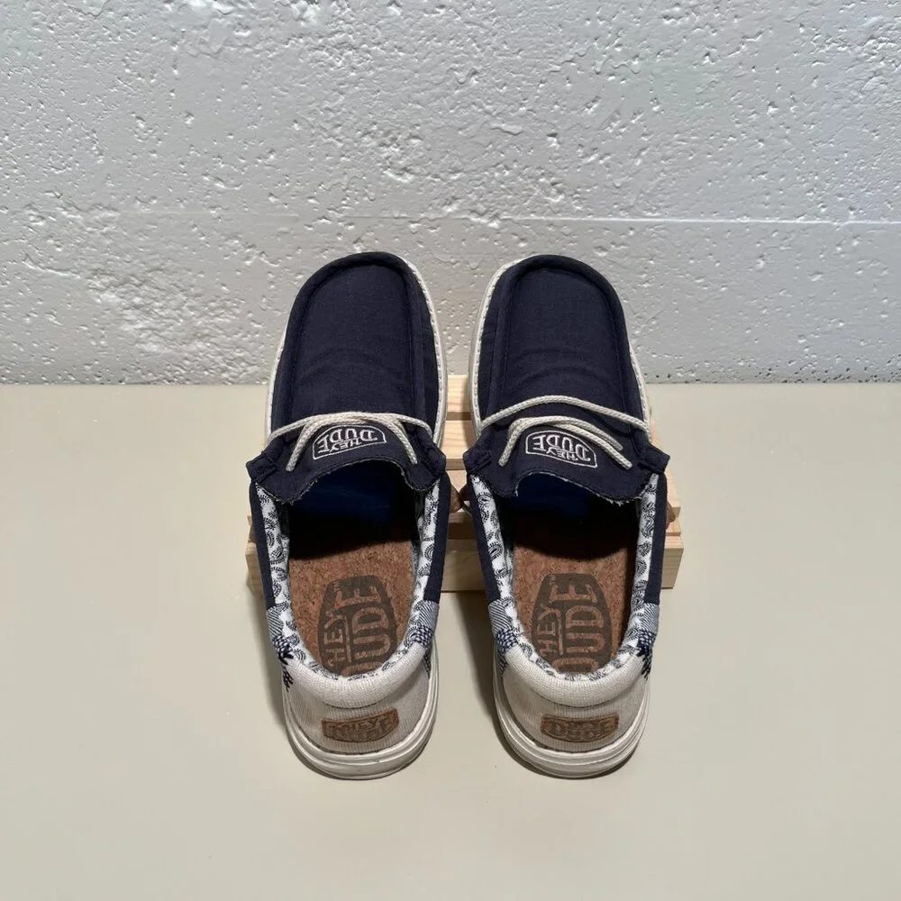 Hey Dude Men's Wally Craft Linen Casual Shoe - Picture 9 of 15